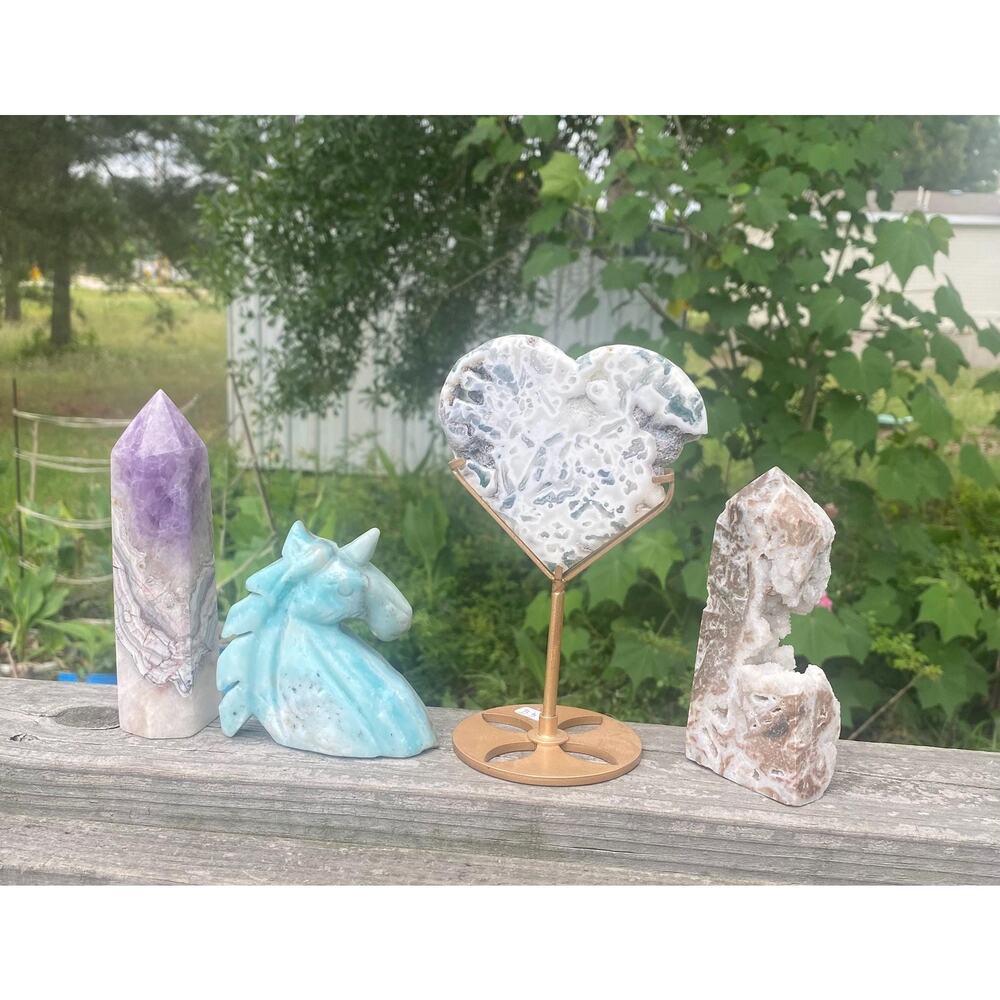 4 Piece Crystal Bundle Box, Crystal Lot
